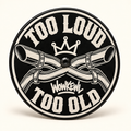 Luftrenarlock 5,5 tum med Too Loud Too Old-motiv