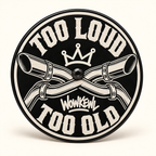 Luftrenarlock 5,5 tum med Too Loud Too Old-motiv