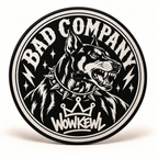 WOWKEWL Bad Company – Luftrenarlock 5,5″ mot vit bakgrund