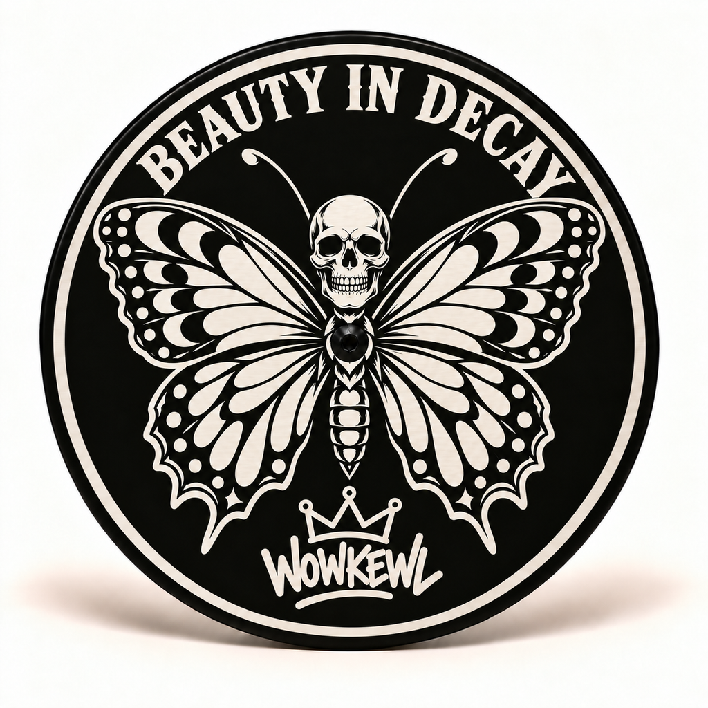 WOWKEWL Beauty in Decay – luftrenarlock på vit bakgrund