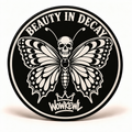 WOWKEWL Beauty in Decay – luftrenarlock på vit bakgrund