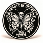 WOWKEWL Beauty in Decay – luftrenarlock på vit bakgrund