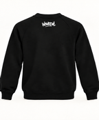 WOWKEWL Crown Mono Sweatshirt – svart – baksida