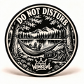 WOWKEWL Do Not Disturb – luftrenarlock på vit bakgrund