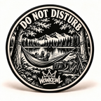 WOWKEWL Do Not Disturb – luftrenarlock på vit bakgrund