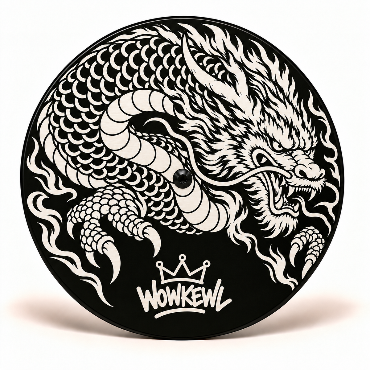WOWKEWL Dragon – luftrenarlock på vit bakgrund
