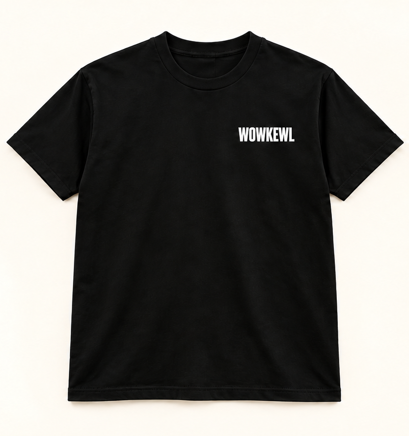 WOWKEWL Good Ideas Tee – svart – framsida