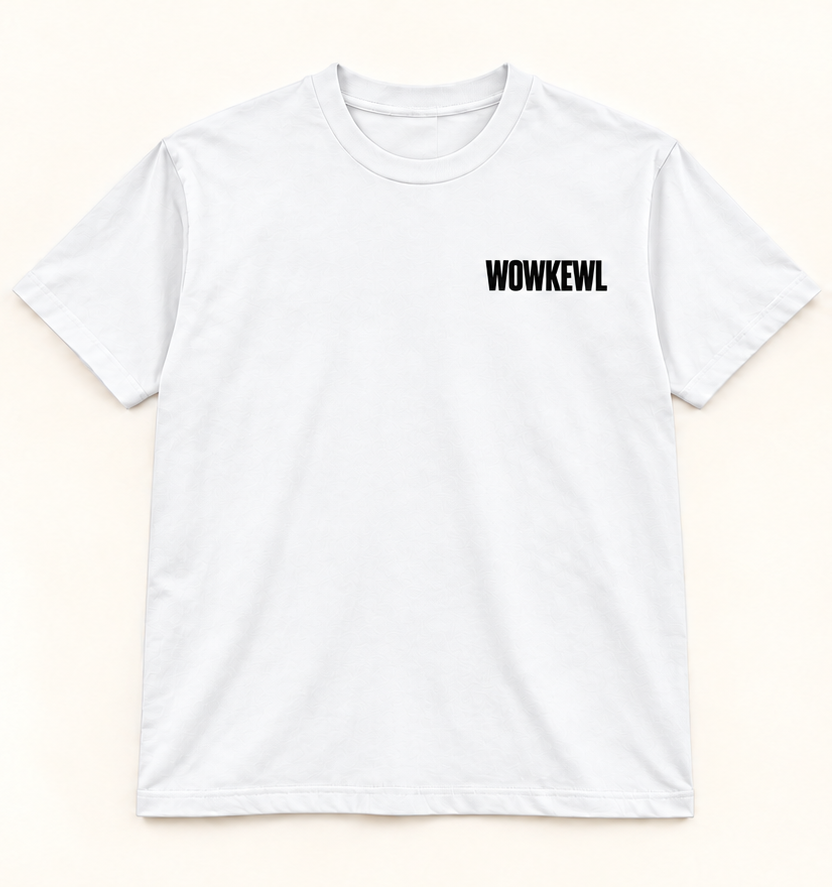 WOWKEWL Good Ideas Tee – vit – framsida