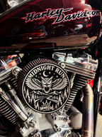 Visualisering av Midnight Run monterat på motorcykel
