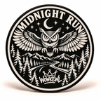 WOWKEWL Midnight Run – luftrenarlock på vit bakgrund