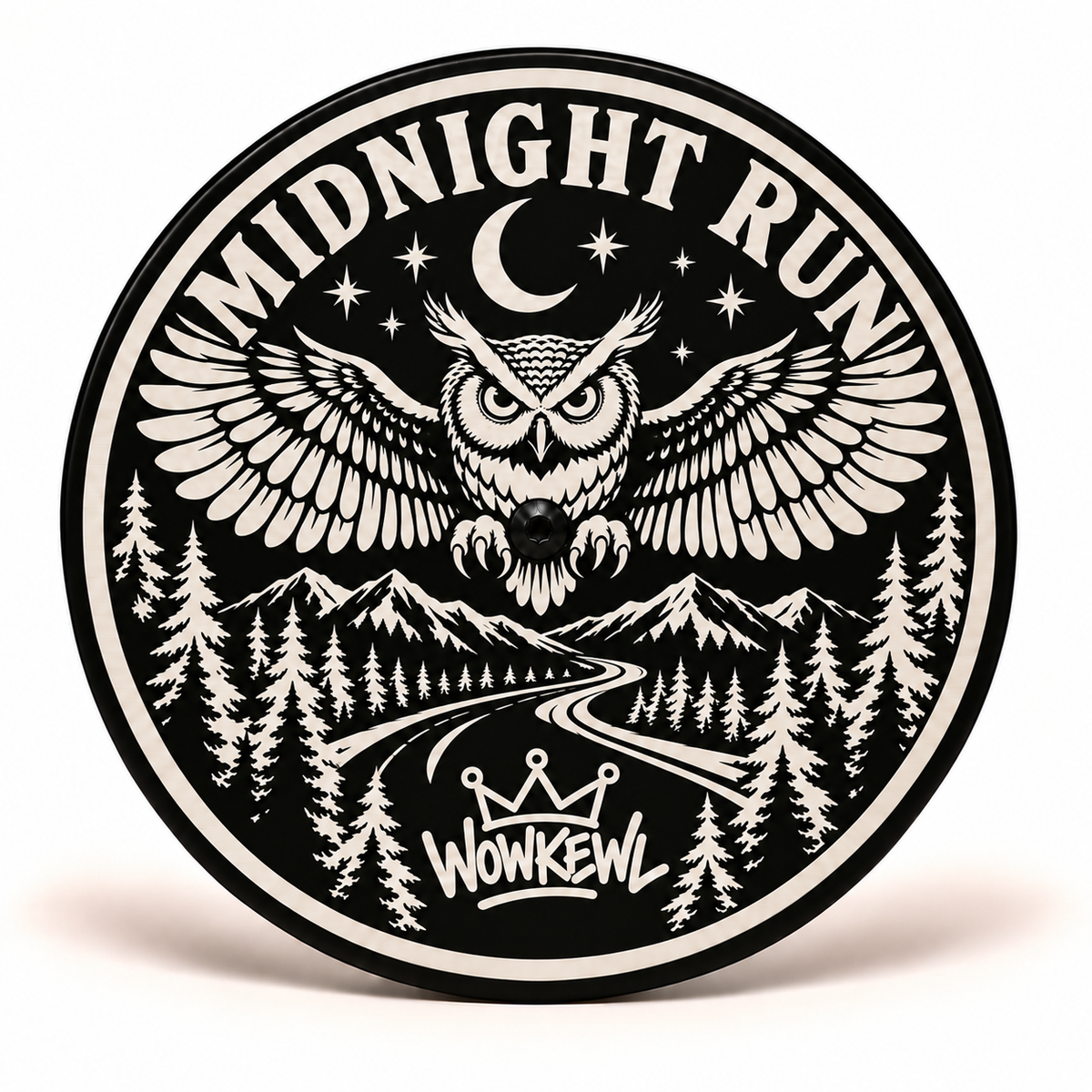 WOWKEWL Midnight Run – luftrenarlock på vit bakgrund