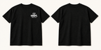 WOWKEWL Social Club T-shirt svart med litet brösttryck