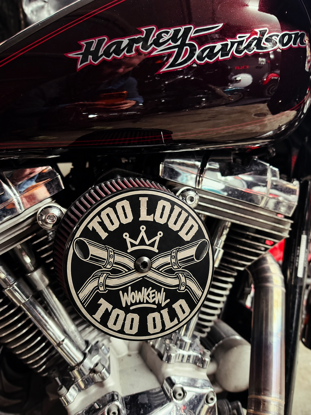 WOWKEWL Too Loud Too Old – Luftrenarlock 5,5″