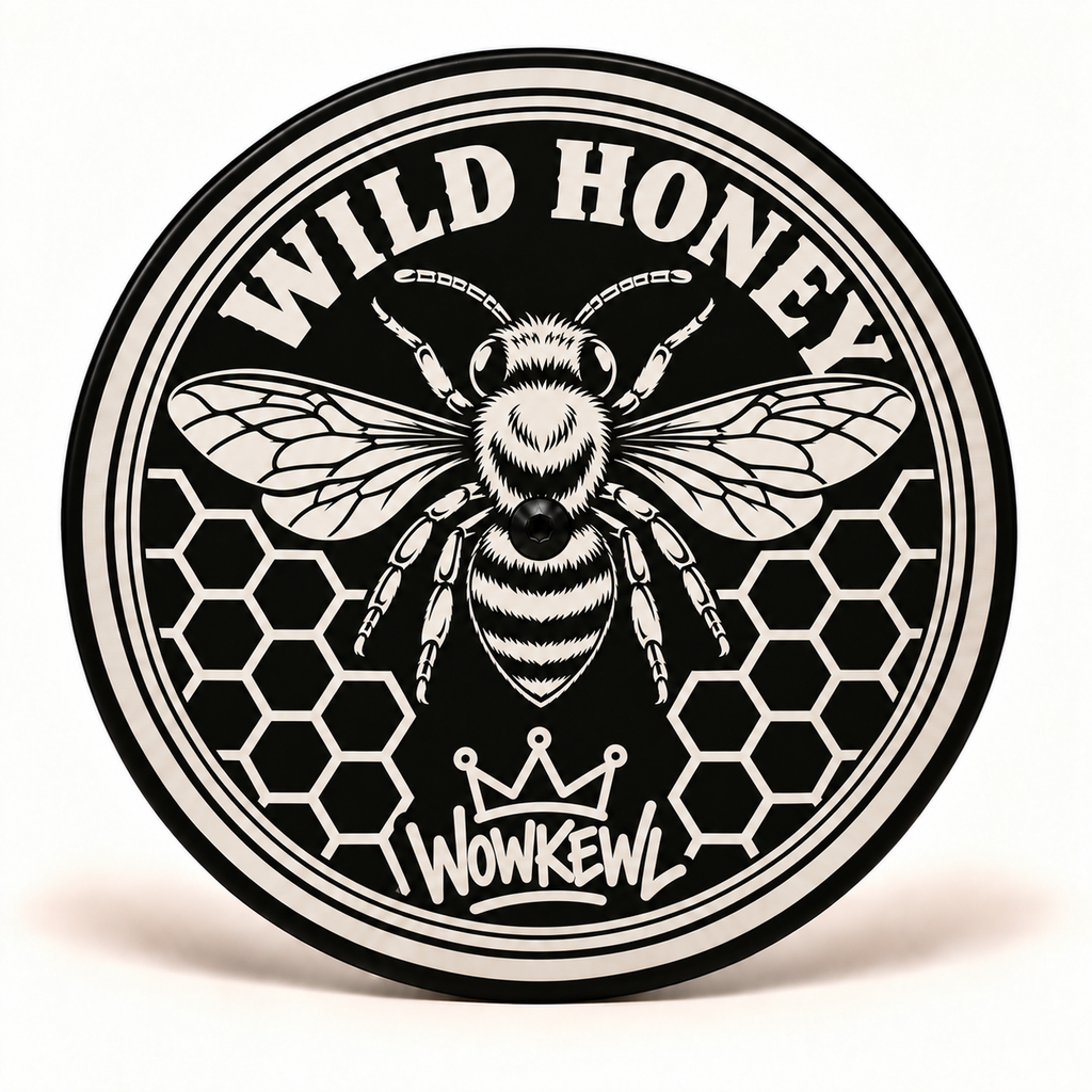 WOWKEWL Wild Honey – luftrenarlock på vit bakgrund